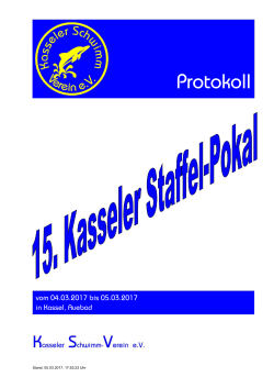Protokoll - Kasseler SV