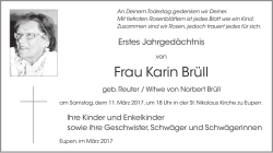 Frau Karin Brüll