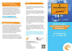 geht`s zum Flyer - Jugendagenturen