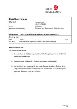 die Verwaltungsvorlage als PDF