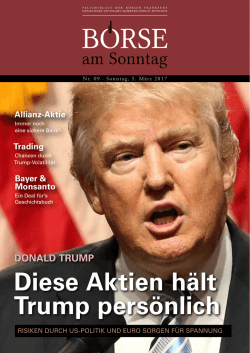 PDF - BÖRSE am Sonntag