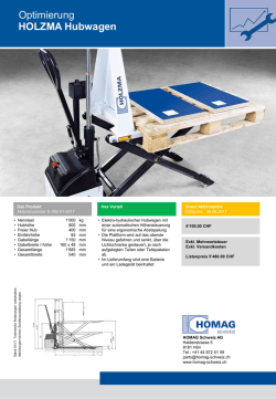 HOLZMA Hubwagen