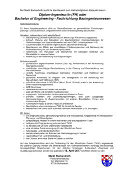 Diplom-Ingenieur/in (FH) oder Bachelor of