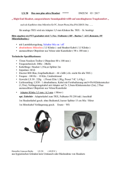 Headset befindet sich noch im Test f&uuml;r AFU