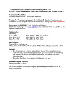 LHM Block - Schleswig-Holsteinischer Leichtathletik
