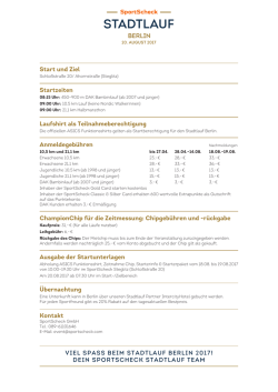Die wichtigsten Infos als