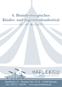 6. Brandenburgisches Kinder- und Jugendzirkusfestival