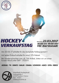 hockey hockey - zum TEC Darmstadt