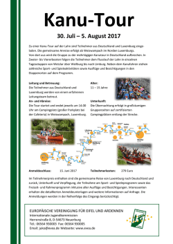 Info - Europ&auml;ische Vereinigung f&uuml;r Eifel und Ardennen