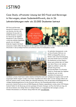 PDF STiNO Case Study SiO ePromoter