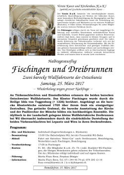 Sa 25. März 2017 - Verein Kunst und Kirchenbau