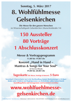 DIN A3 - Wohlf&uuml;hlmesse Gelsenkirchen