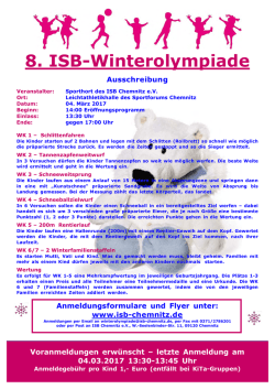 8. ISB-Winterolympiade
