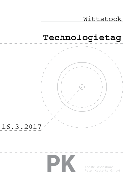 Einladung zum Wittstocker Technologietag