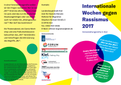 Internationale Wochen gegen Rassismus 2017