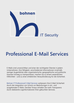 Professional E-Mail Services