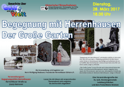 Dienstag, 28. M&auml;rz 2017 18.00 Uhr