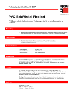 PVC-EckWinkel Flexibel
