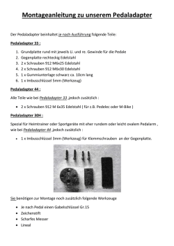 Montageanleitung