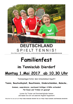 Familienfest - Tennisclub Dierdorf eV