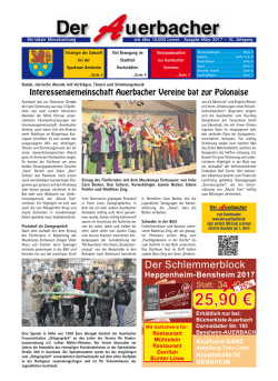 Interessengemeinschaft Auerbacher Vereine bat
