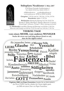 Ankündzettel - Neukloster Wiener Neustadt