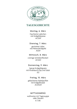 Tagesgerichte