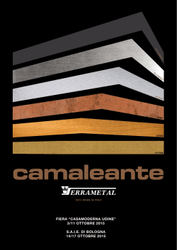 fiera &ldquo;casamoderna udine&rdquo; 3/11 ottobre 2015 saie di