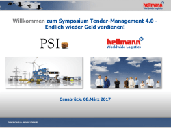 PSI Tender Management