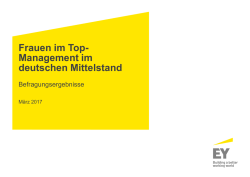 Frauen im Top-Management im deutschen Mittelstand