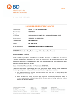 dringende sicherheitsinformation