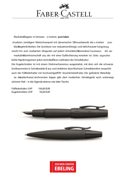 e-motion pure black n sattem, trendigem Mattschwarz und m