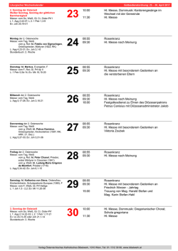 Gottesdienstordnung 26.02.2017