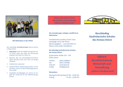 Informationen  - Berufskolleg Kaufm&auml;nnische Schulen des