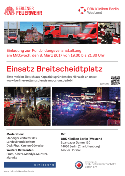 Einsatz Breitscheidtplatz