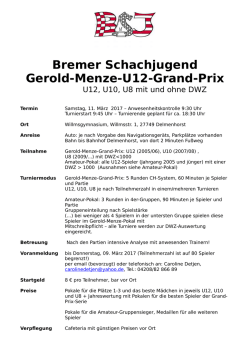 Bremer Schachjugend Gerold-Menze-U12-Grand-Prix