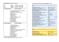 Jahresprogramm 2017 - Pistolensch&uuml;tzen Randen, Schaffhausen
