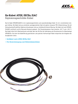 Ex-Kabel ATEX/IECEx/EAC