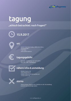 tagung - Pflegenetz