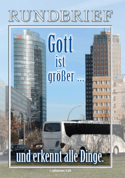 Rundbrief - Evangelische Berliner Schriften