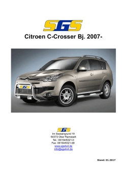 Citroen C-Crosser Bj. 2007