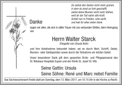 Herrn Walter Starck