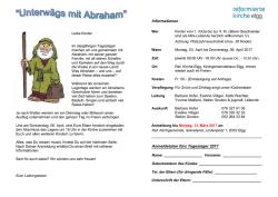 Informationen Anmeldetalon f&uuml;rs Tageslager 2017