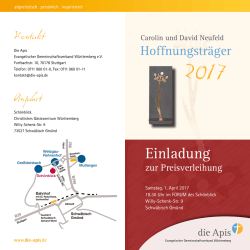Einladung - die Apis