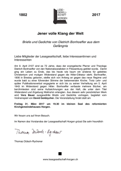 Einladung -Bonhoefffer2017