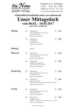 Jetzt Karte für den Mittagstisch hier downloaden