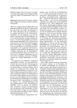 E. Wolfrum: Welt im Zwiespalt 2017-1-175 Wolfrum - H-Soz-Kult