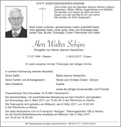 Herr Walter Schijns