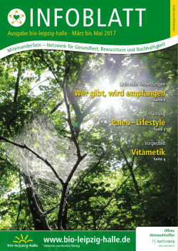 INFOBLATT Ausgabe bio-leipzig-halle