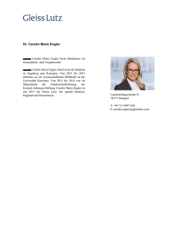 Dr. Carolin Marie Engler